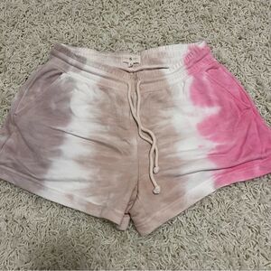 LOU & GREY TIE DYE SWEAT SHORTS